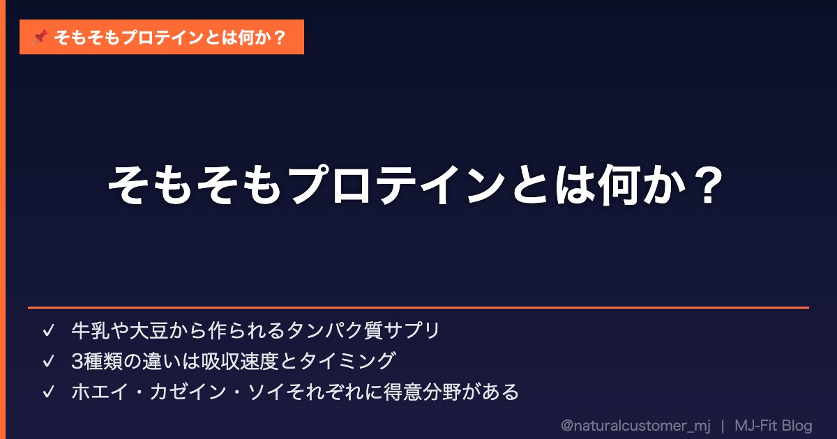 プロテインとは何か説明する画像